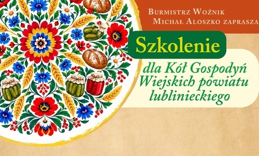 Zdjęcie do Szkolenie dla KGW z powiatu lublinieckiego